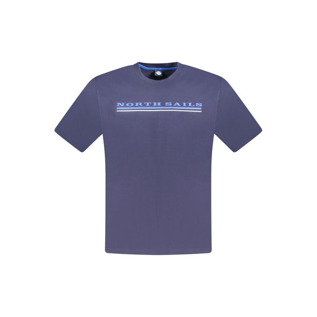 North Sails Baumwoll-T-Shirt in Blau