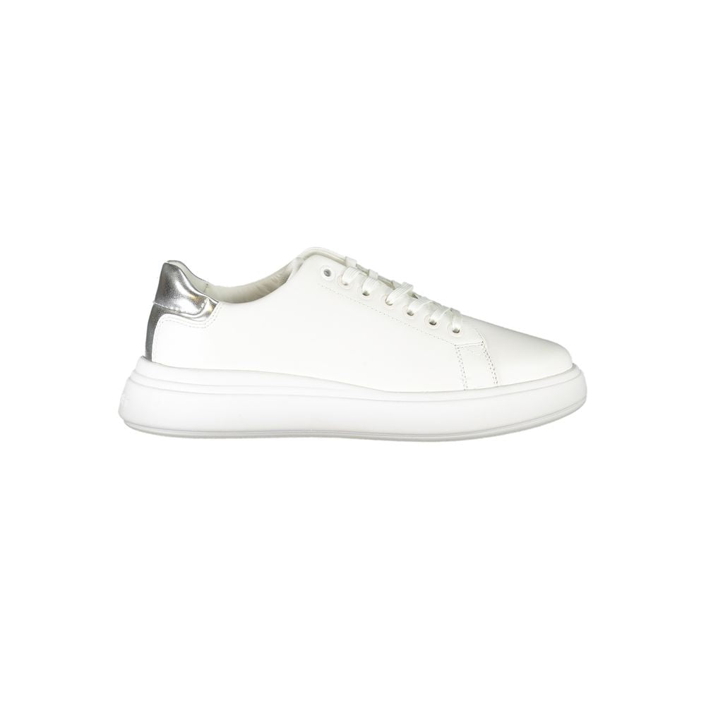 Calvin Klein Sneaker aus weißem Stoff