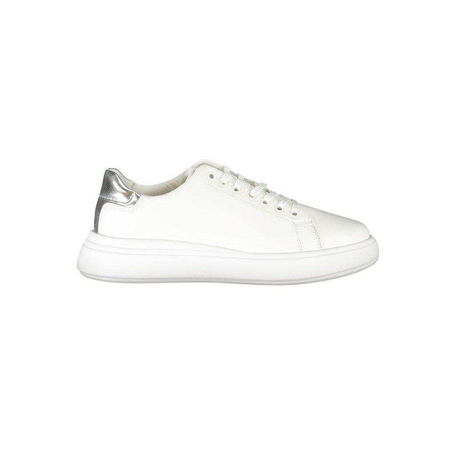 Calvin Klein sneakers in white fabric