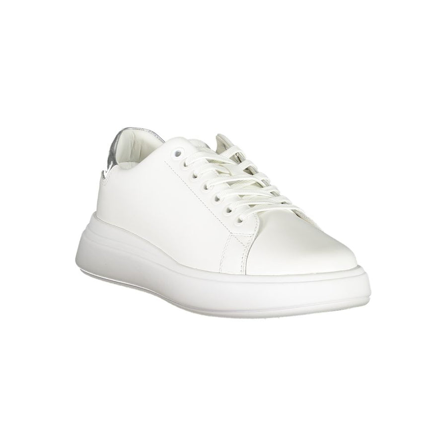 Calvin Klein sneakers in white fabric