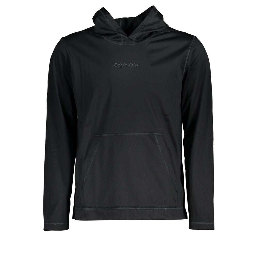 Calvin Klein Schwarzer Polyester Herren-Kapuzenpullover