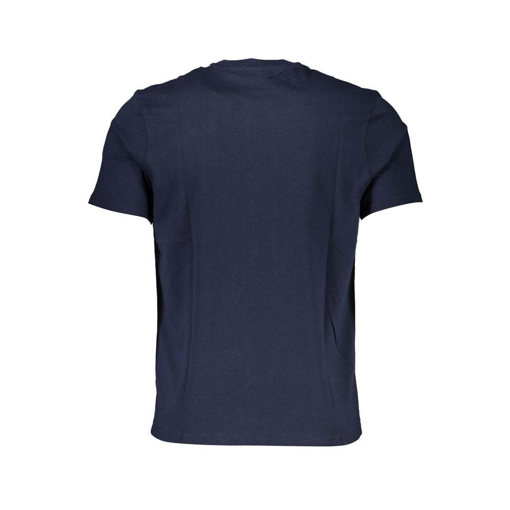 North Sails Blu Baumwoll-T-Shirt für Herren