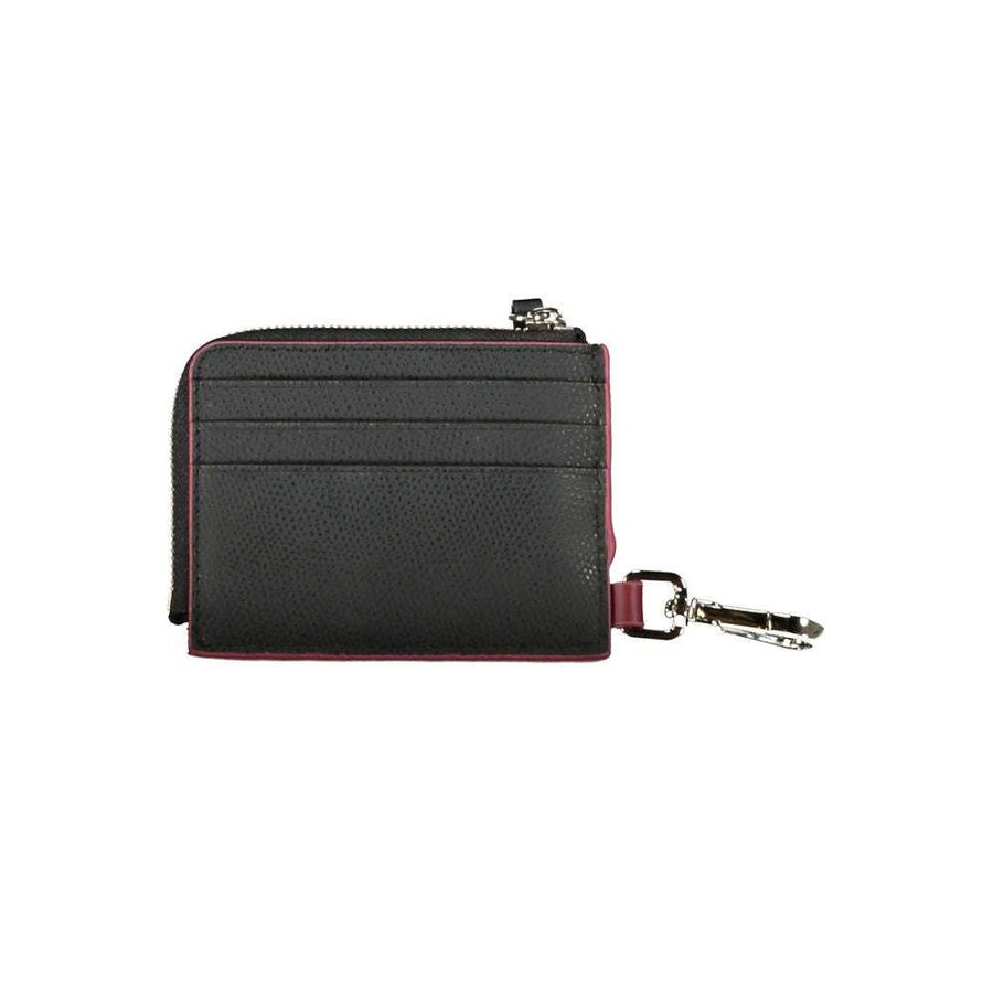 Tommy Hilfiger Schwarzes Leder Portemonnaie