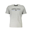 North Sails Grigio Baumwoll-T-Shirt für Herren