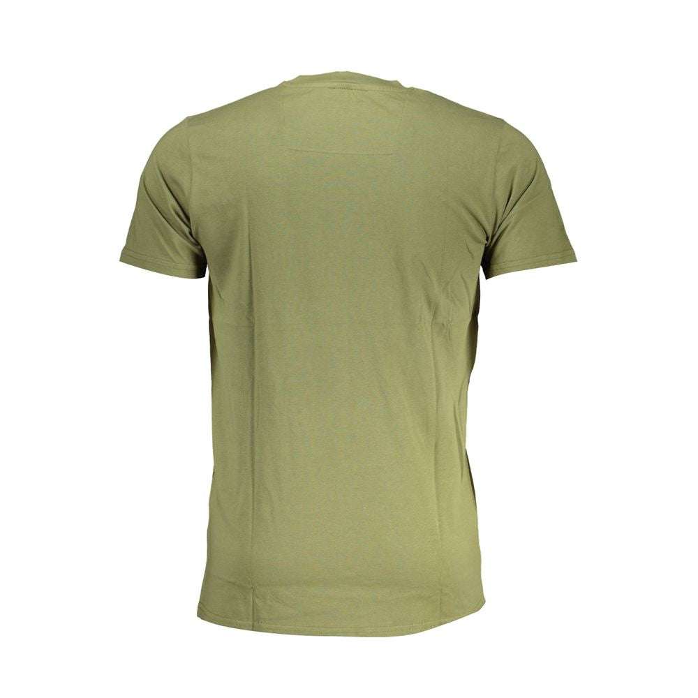 Cavalli Class Men's Green Cotton T-Shirt