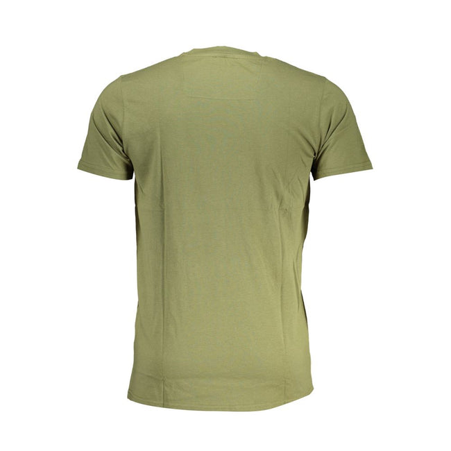 Cavalli Class Verde Baumwoll-T-Shirt für Herren