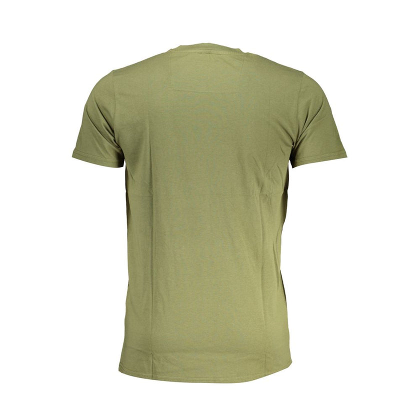 Cavalli Class Verde Baumwoll-T-Shirt für Herren