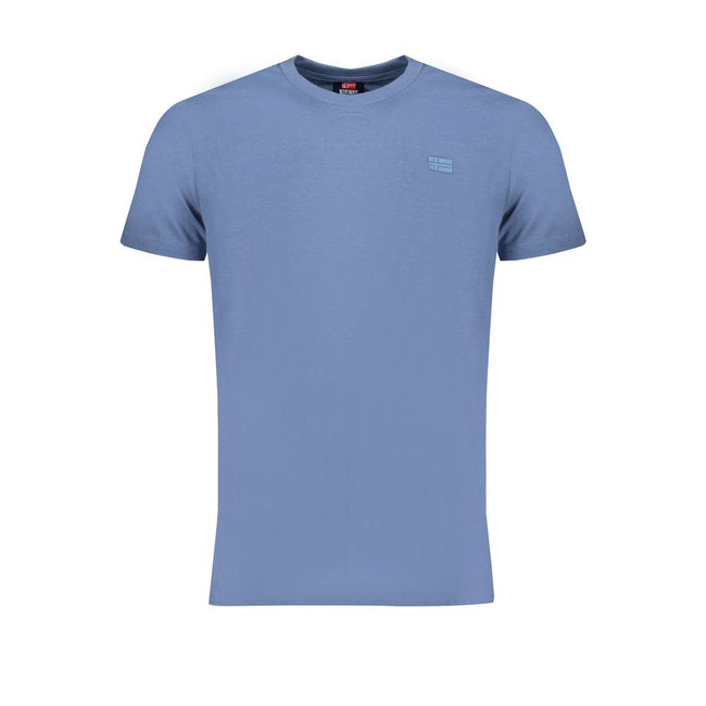 Norway 1963 Blu Baumwoll-T-Shirt für Herren