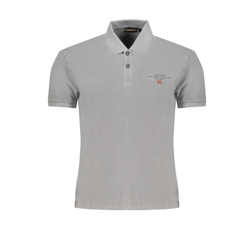 Napapijri Braunes Baumwoll-Polohemd für Männer