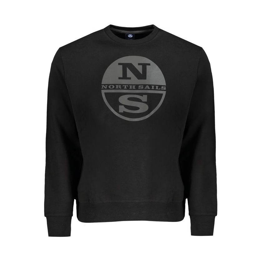 North Sails Schwarzer Baumwoll-Sweatshirt