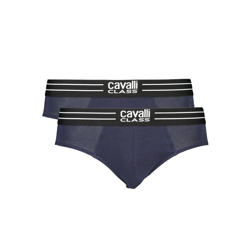 Cavalli Class Blue Cotton Men's Underwear