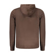 Norway 1963 Braune Polyamid-Strickjacke für Männer
