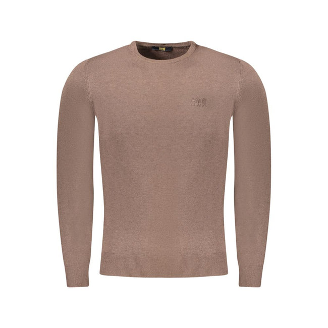 Cavalli Class Brauner Viskose Pullover für Männer