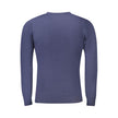 Cavalli Class Blauer Nylon-Pullover
