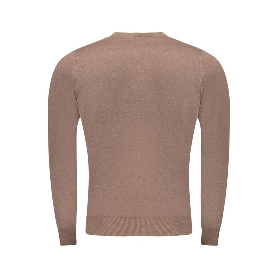 Cavalli Class Men's Brown Viscose Jumper