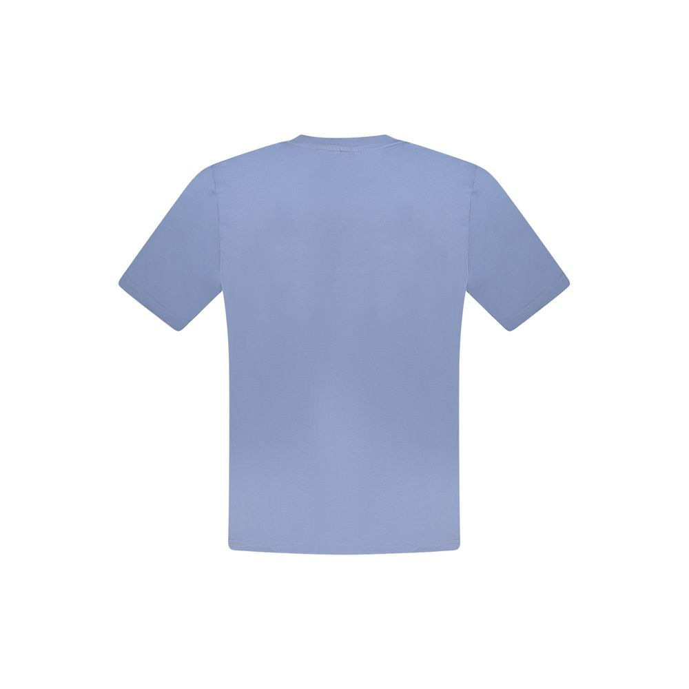 North Sails Blu Baumwoll-T-Shirt für Herren