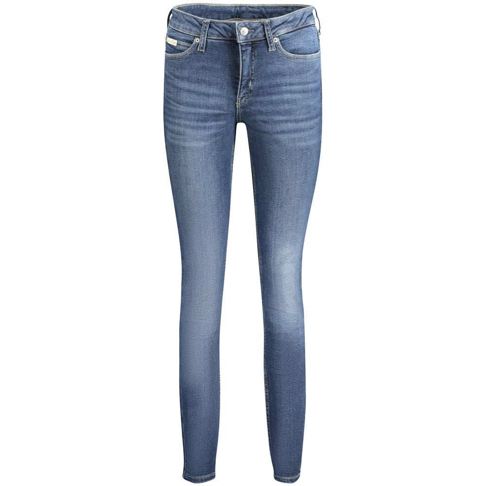 Calvin Klein Blu Baumwoll-Jeans für Damen