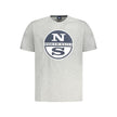 North Sails Grigio Baumwoll-T-Shirt für Herren