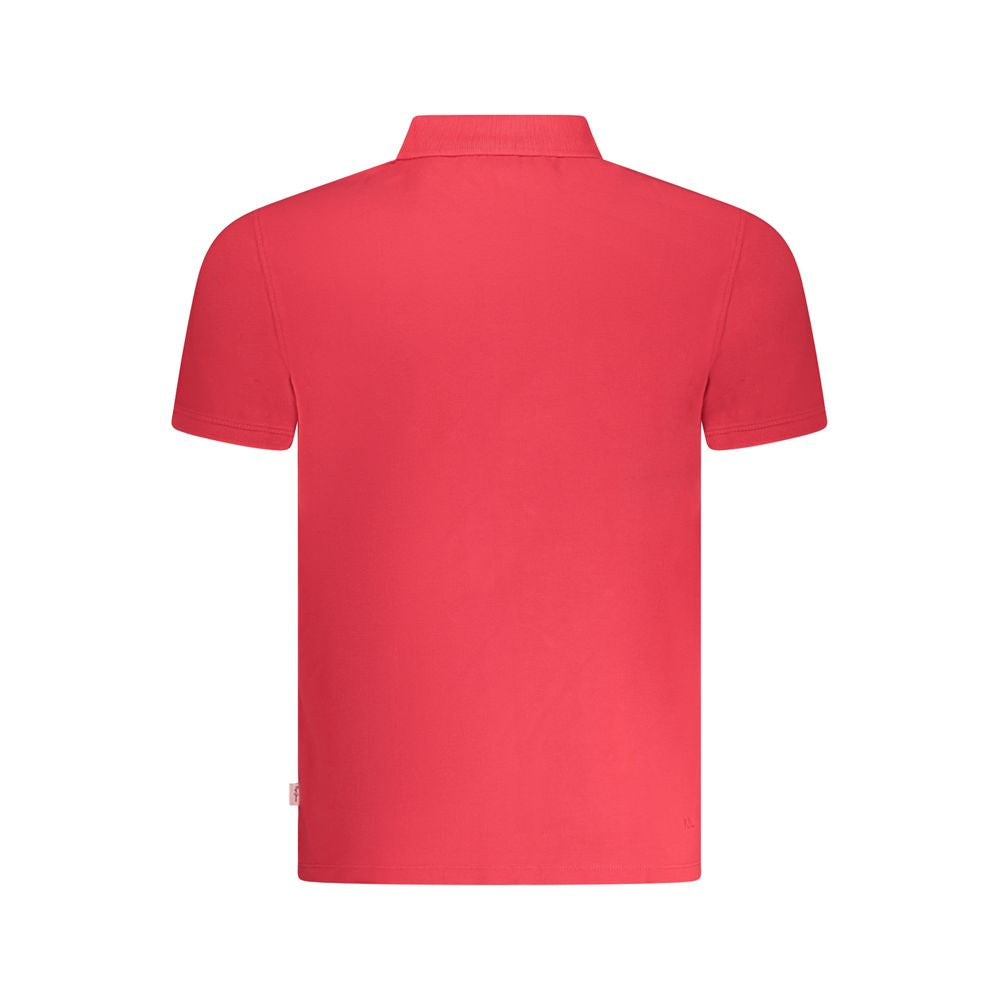Pepe Jeans Men's Red Cotton Polo Shirt