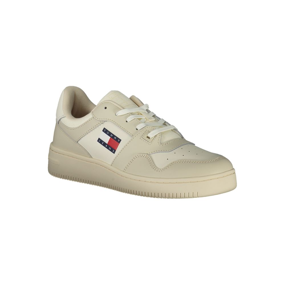 Tommy Hilfiger Beige Polyester Sneakers