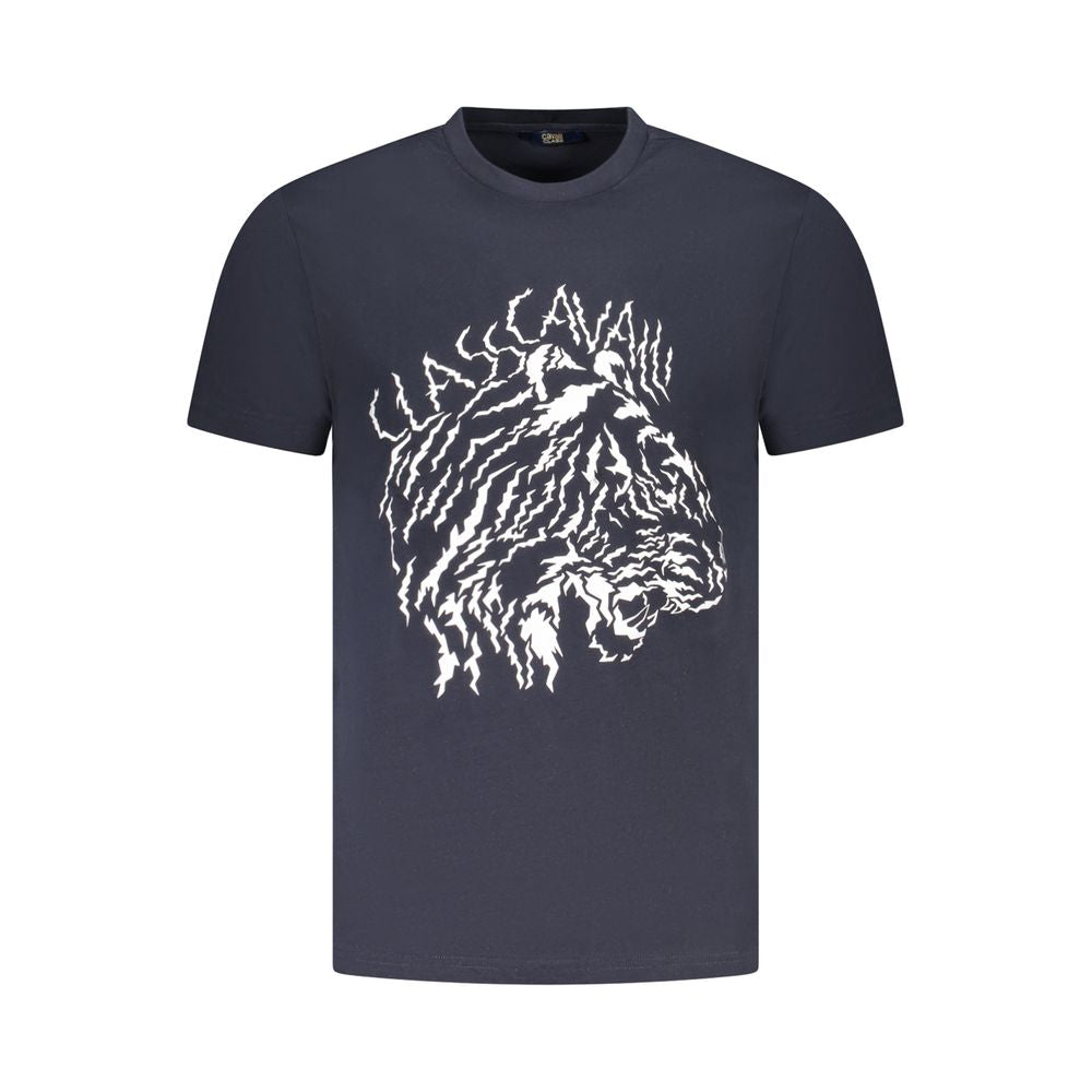 Cavalli Class Men's Blue Cotton T-Shirt