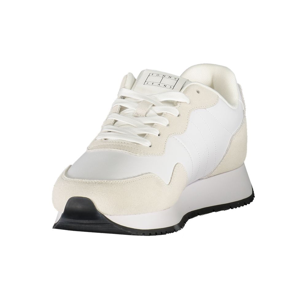 Tommy Hilfiger White Leather Men's Sneaker