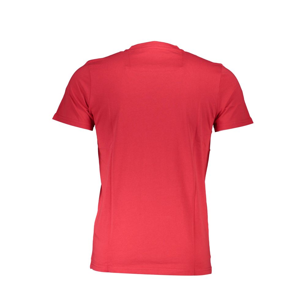 Men's Cavalli Class Red Cotton T-Shirt
