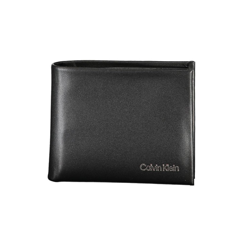 Calvin Klein Schwarzes Polyester Portemonnaie
