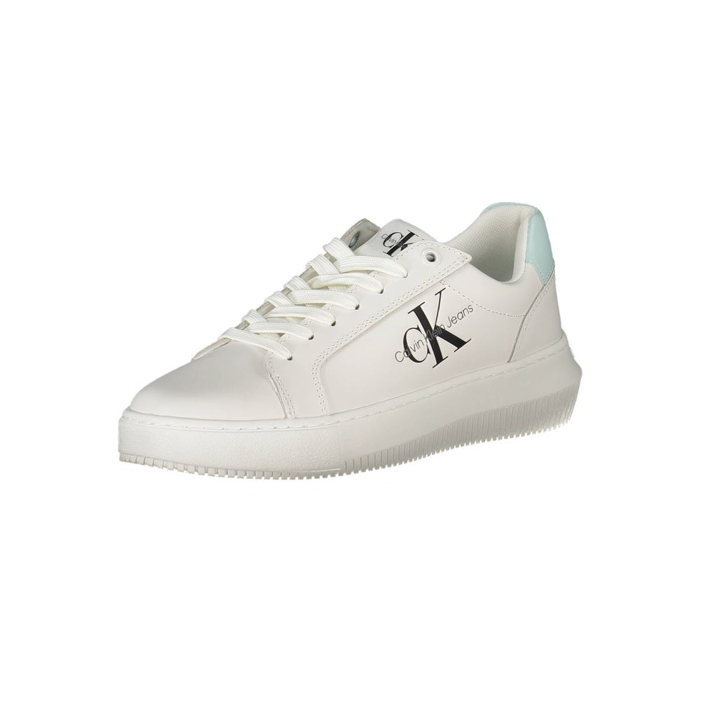 Calvin Klein Sneaker aus weißem Stoff