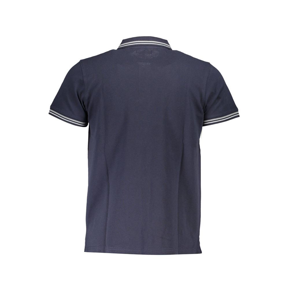 Cavalli Class Blue Cotton Men's Polo Shirt