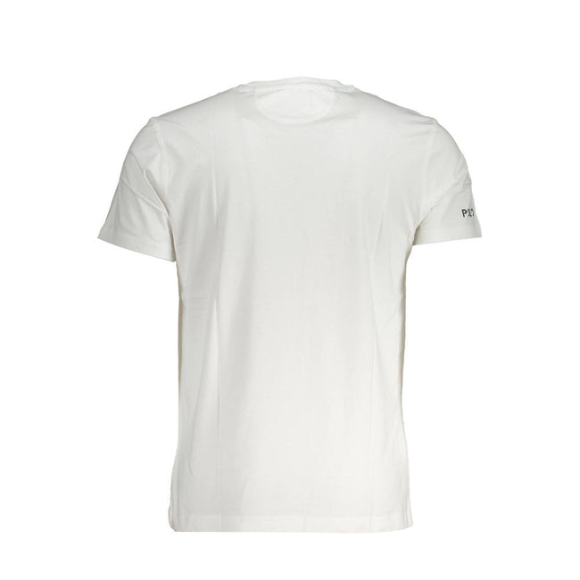 La Martina Bianco Baumwoll-T-Shirt für Herren