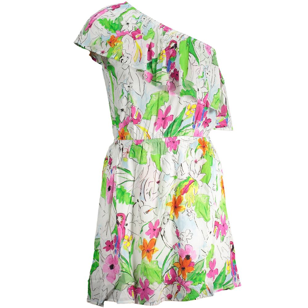 Desigual Weißes Viskose-Kleid