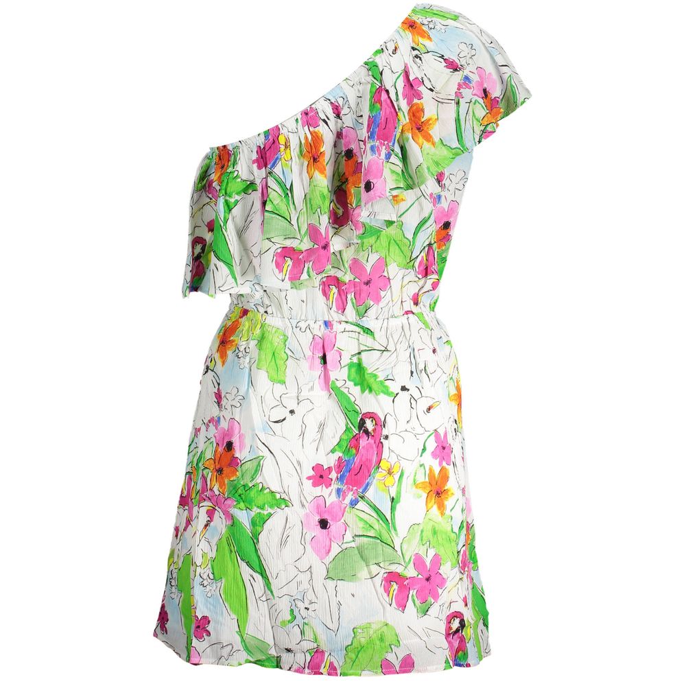 Desigual Weißes Viskose-Kleid