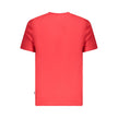 Fila Rotes Baumwoll-T-Shirt für Herren