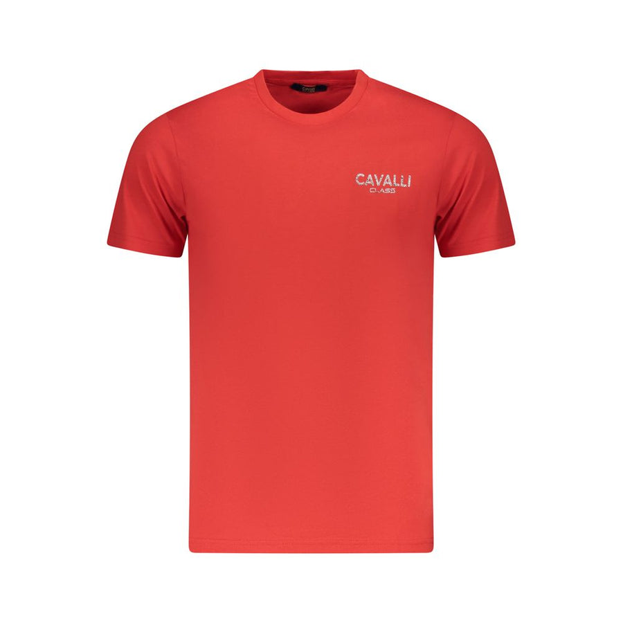 Cavalli Class Men's Red Cotton T-Shirt