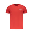 Cavalli Class Rotes Baumwoll-T-Shirt für Herren