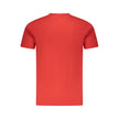 Cavalli Class Rotes Baumwoll-T-Shirt für Herren