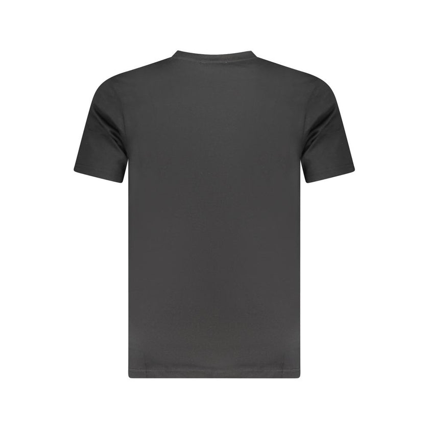Cavalli Class Schwarzes Baumwoll-T-Shirt für Herren