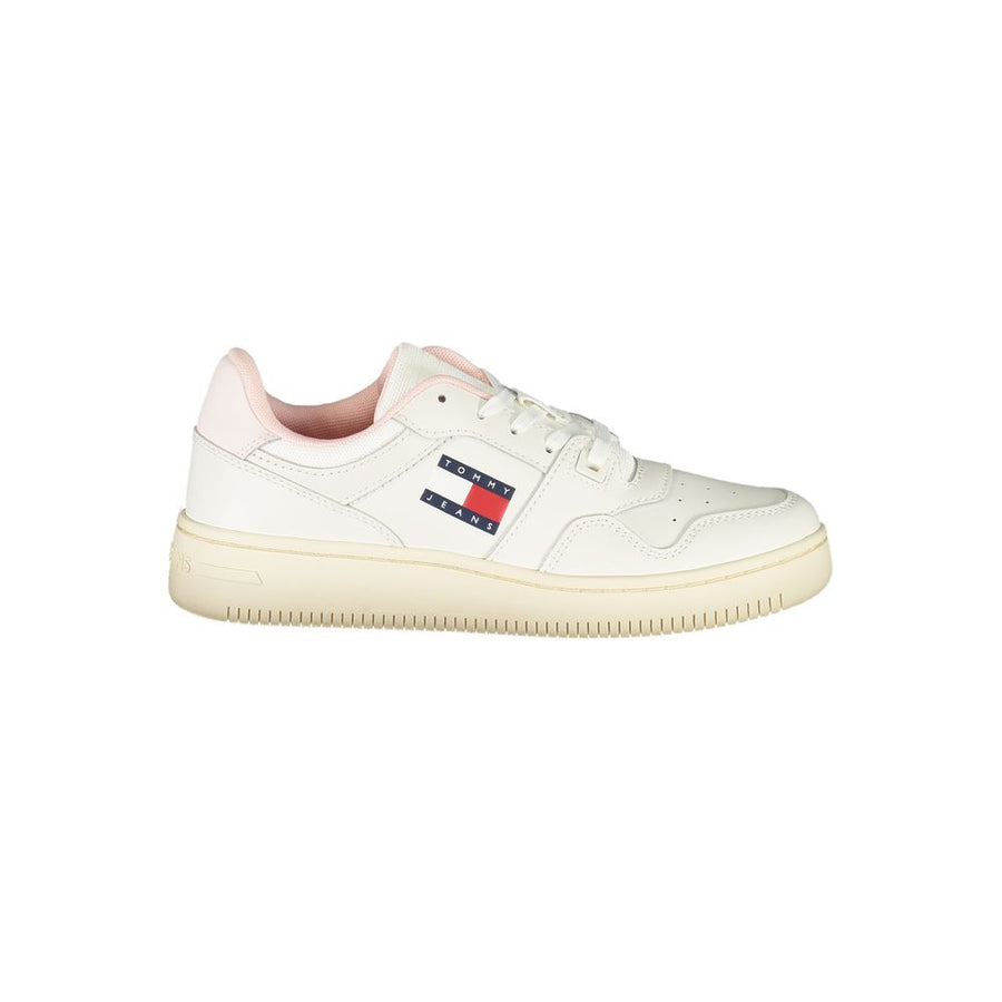 Tommy Hilfiger white canvas sneakers