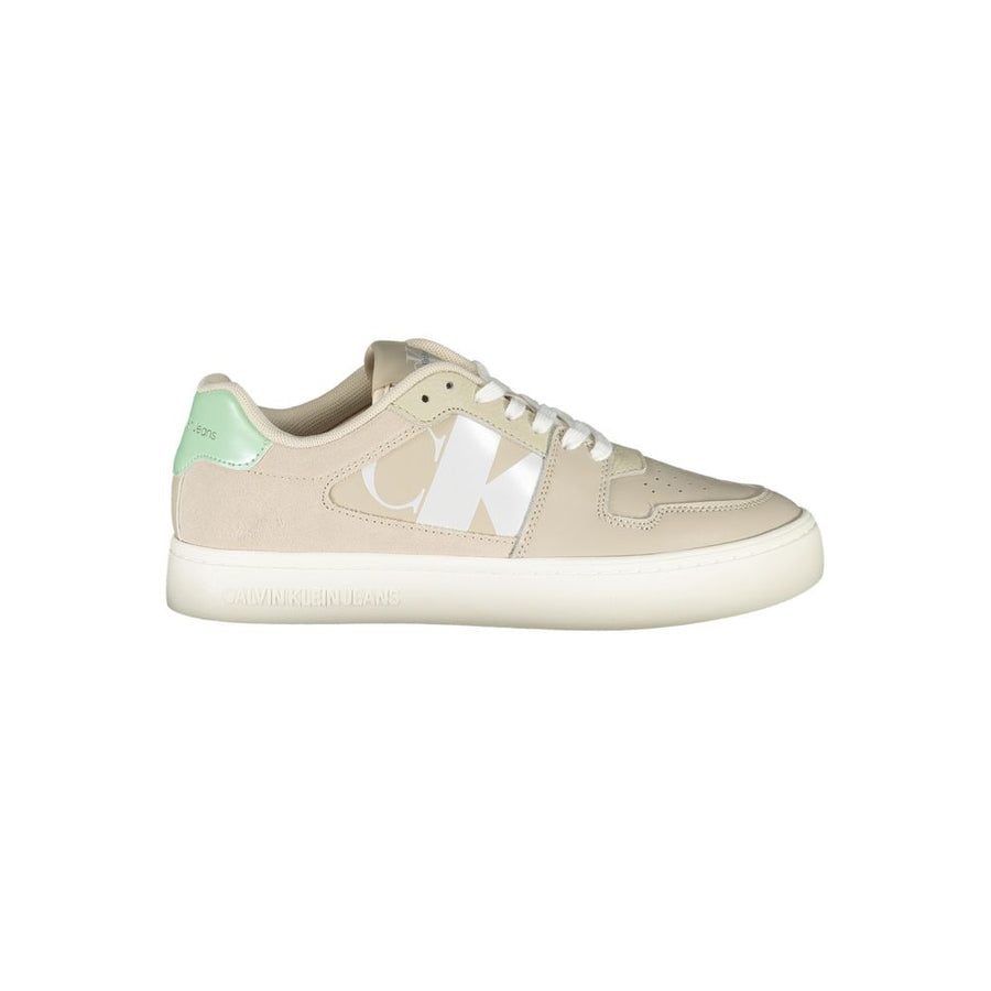 Calvin Klein Women's Sneakers in Beige Polyurethane