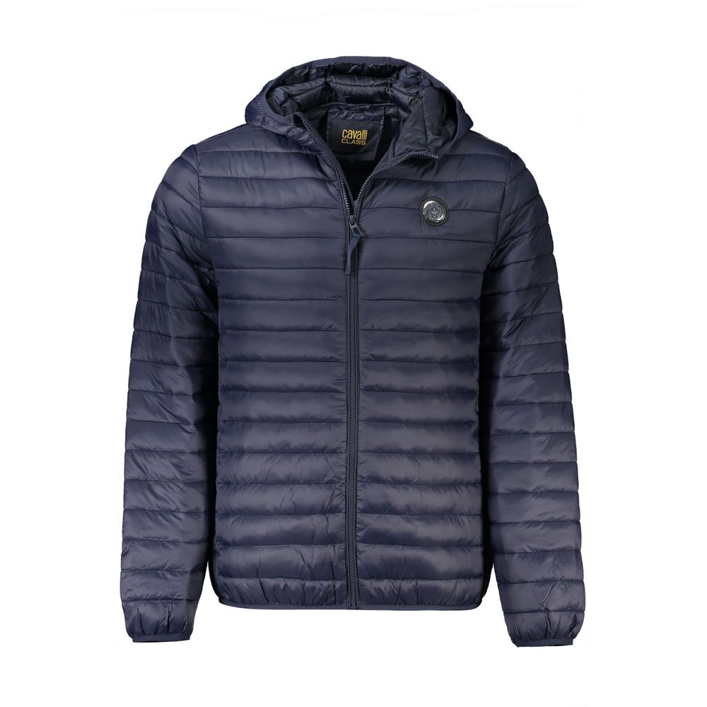 Cavalli Class Blue Men's Jacket in Polyamide