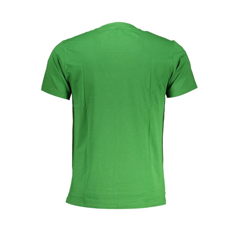Cavalli Class Verde Baumwoll-T-Shirt für Herren