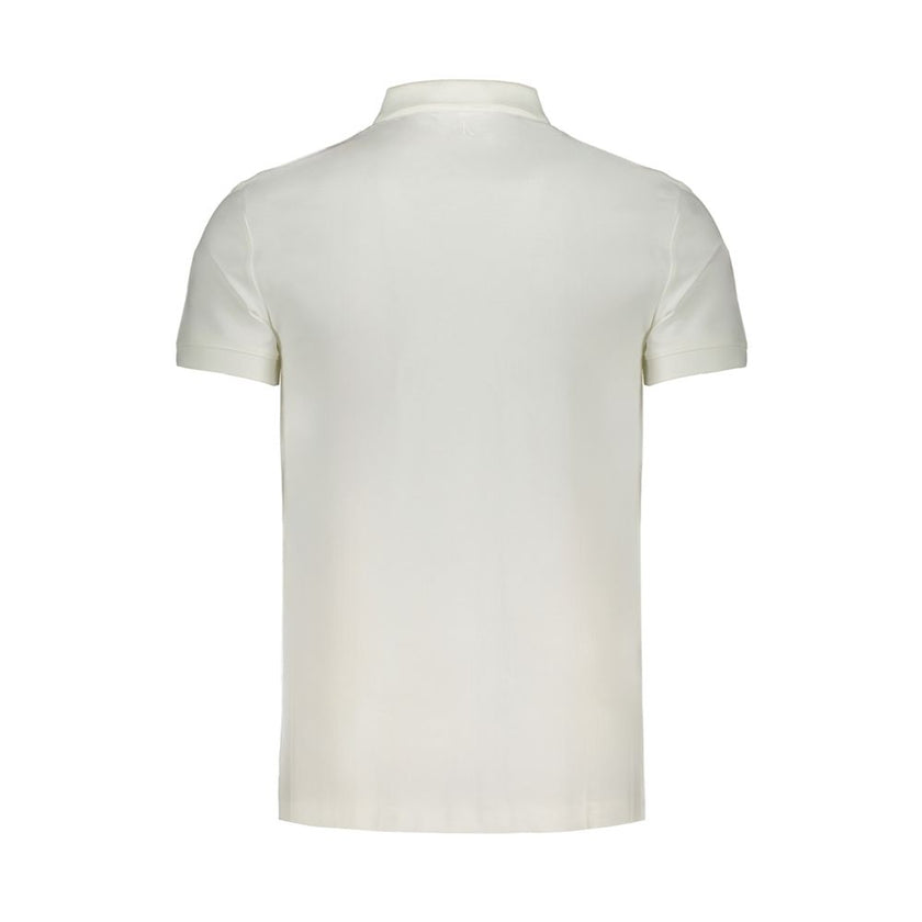 Calvin Klein Weißes Baumwoll-Poloshirt