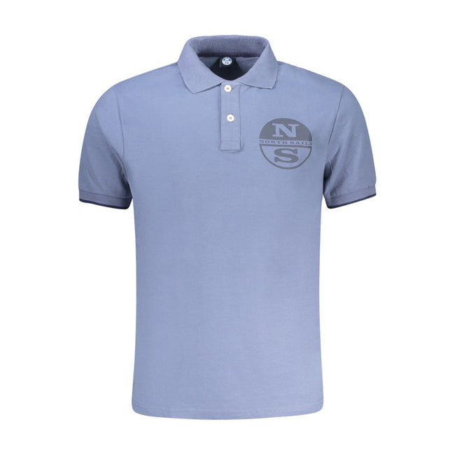 North Sails Blaues Baumwoll-Poloshirt