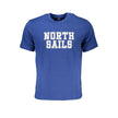 North Sails Blaues Baumwoll-T-Shirt für Herren