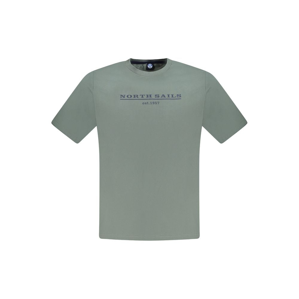 North Sails Verde Baumwoll-T-Shirt für Herren