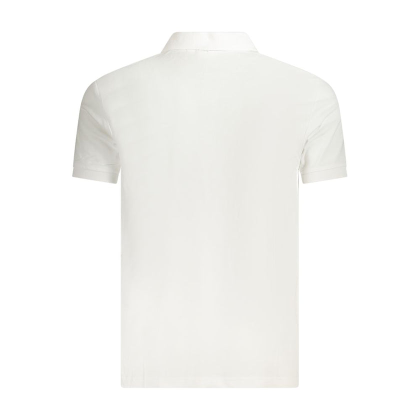 Fila Weißes Poloshirt aus Baumwolle für Herren
