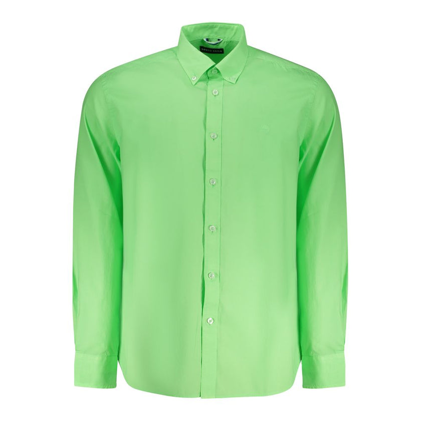 North Sails Verde Baumwoll-T-Shirt für Herren