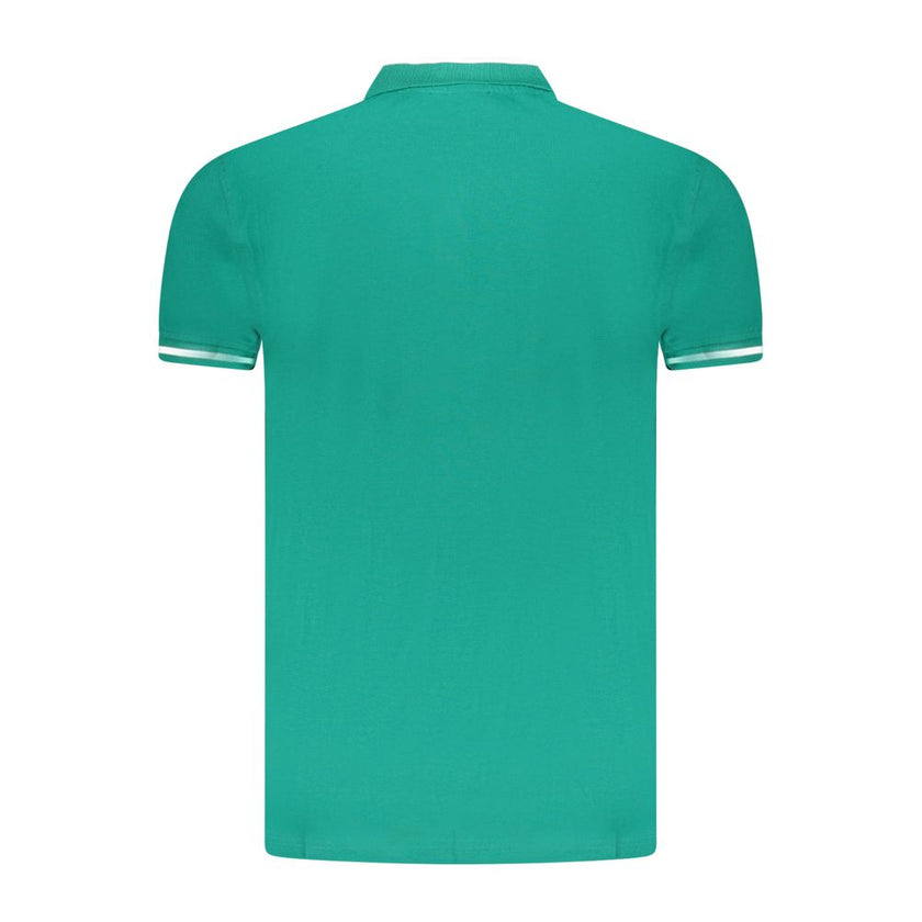 Cavalli Class Grünes Polohemd aus Baumwolle