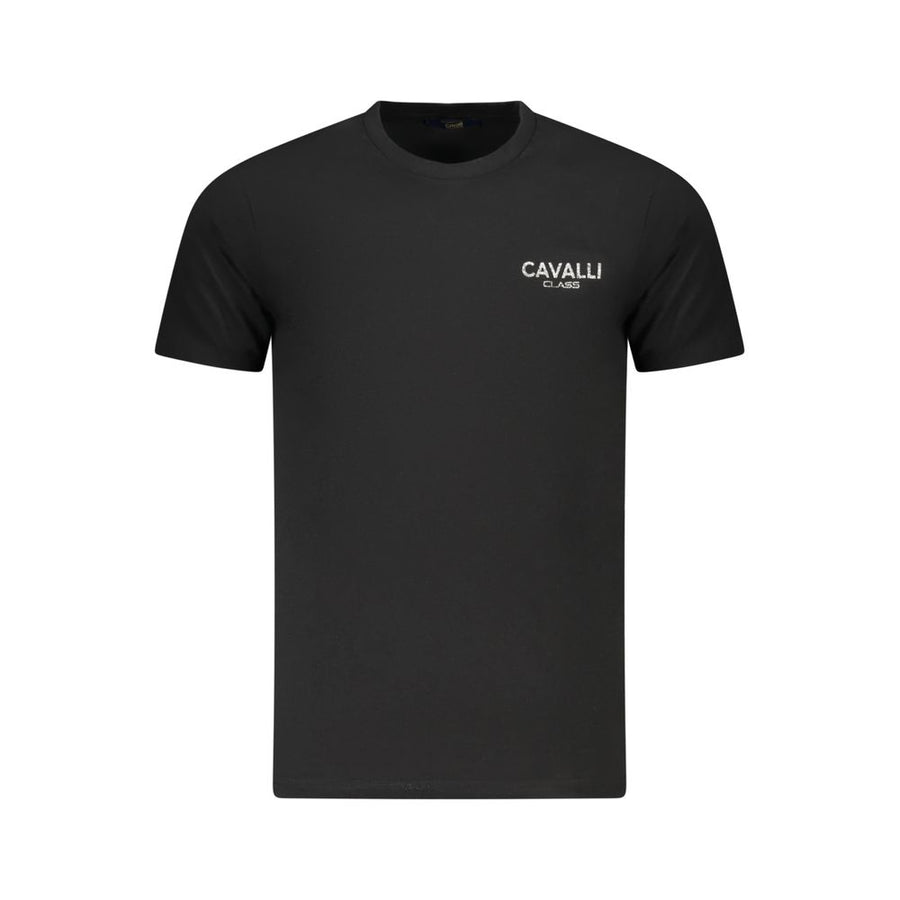 Cavalli Class Men's Black Cotton T-Shirt